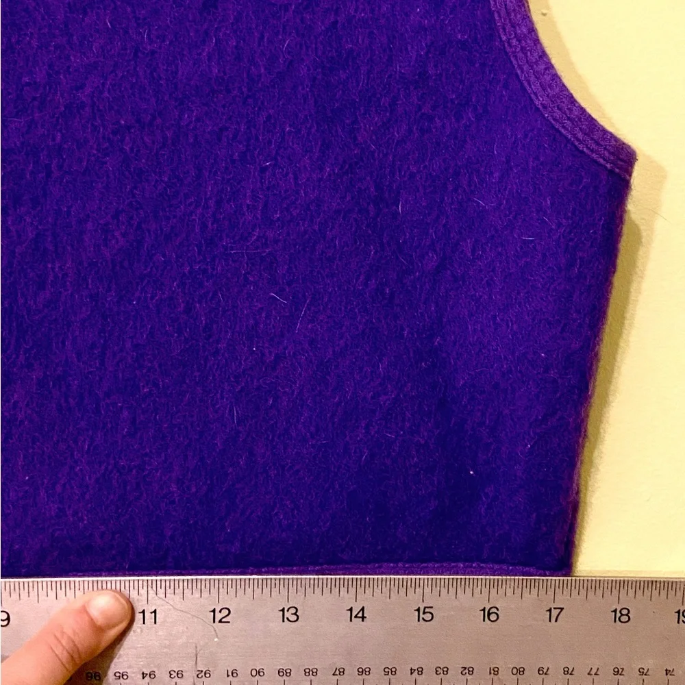 Vintage CG boiled wool zip-up liner vest - Picture 5 of 9